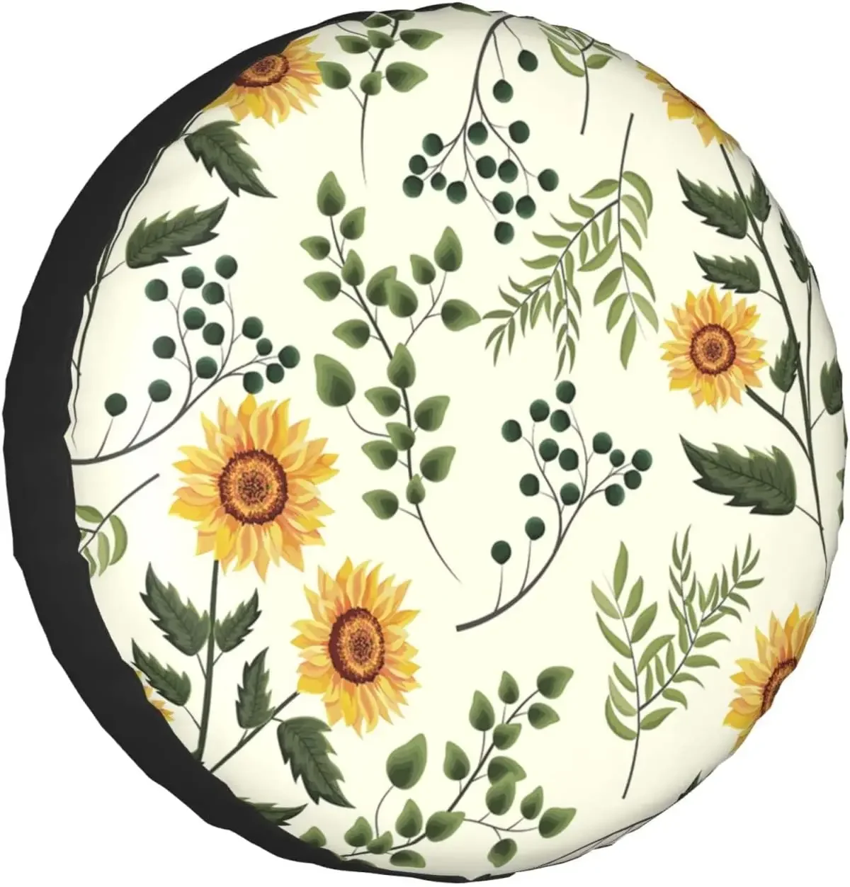 

Чехол для запасных шин, универсальный портативный чехол для шин, красивые красочные цветы, защита для колес, защита от атмосферных воздействий