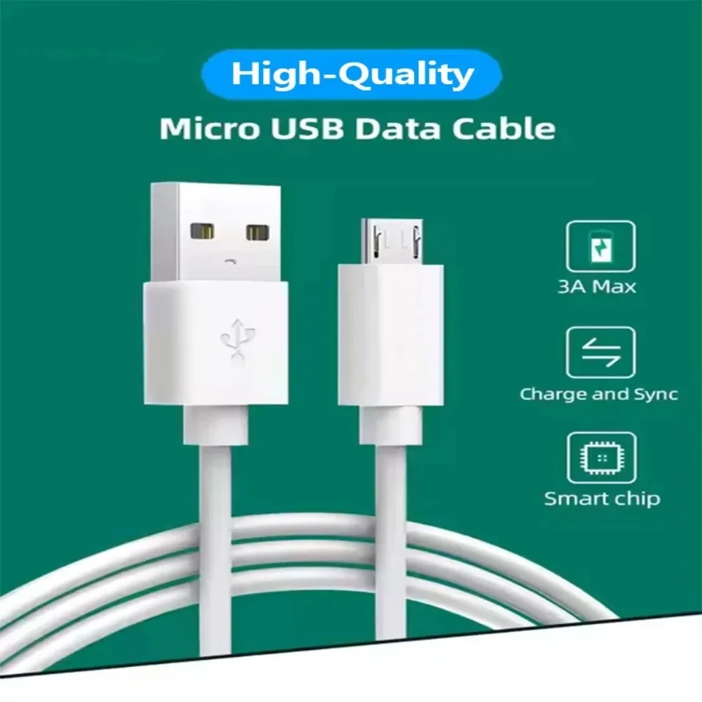 Usb A To Micro Cable 6A Fast Charging Wire Mobile Phone Line USB Adapter Cable Cord For Samsung Xiaomi Andriod PS4 Game Data