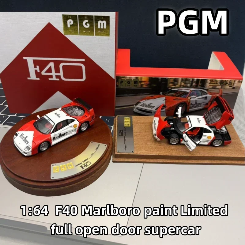ミニカー PGM 1/64 Marlboro F40 1/64 PGM Ferrari F40 Red / White Full Open Highend PGM-640903B | eBay