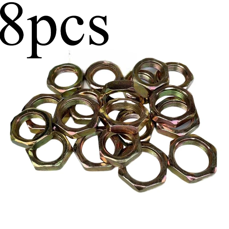 

8pcs for ATV Electric Bikes,tricycles, Beach Bikes, Accessories Rear Axles Fasteners,screws,rear Axle Nuts 22mm-27mm-32mm-36mm