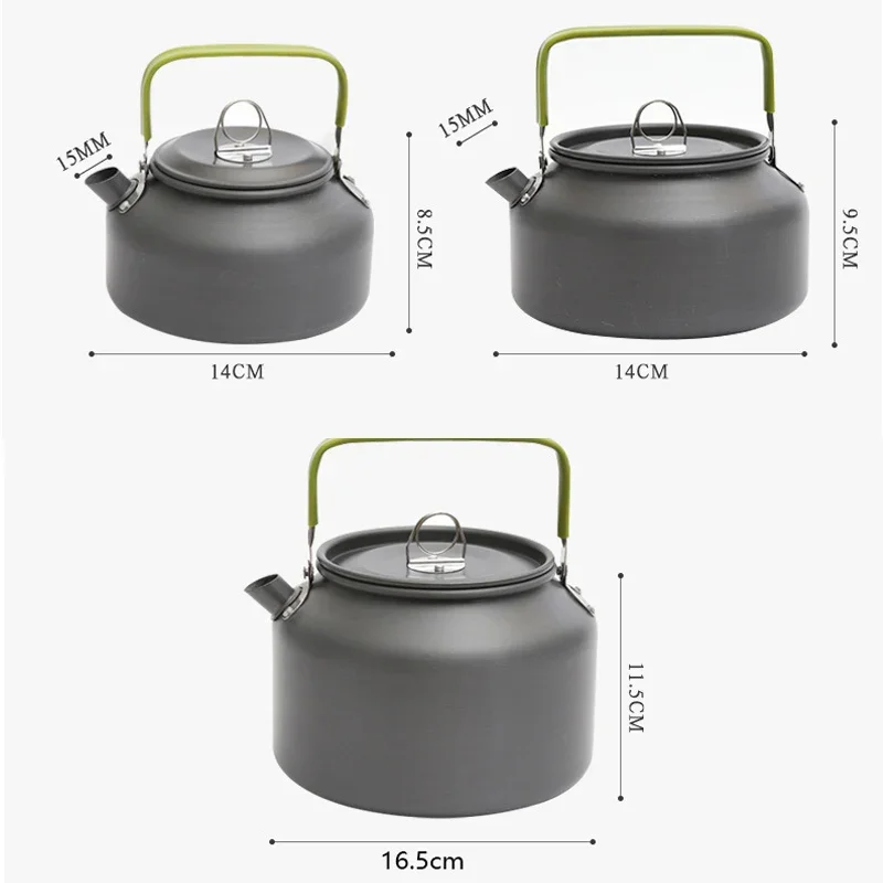 Outdoor Portable Aluminum Alloy Coffee Tea Water Bottle Camping Picnic Fishing Water Bucket Ultra Lightweight Handheld Heat