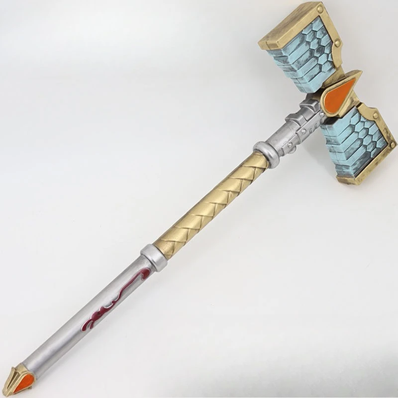 64cm/25.2in PU 신성한 망치 게임 코스프레 주변기기 모델 소품 파티 용품 야외 장난감 디스플레이 수집품 남자친구 선물
