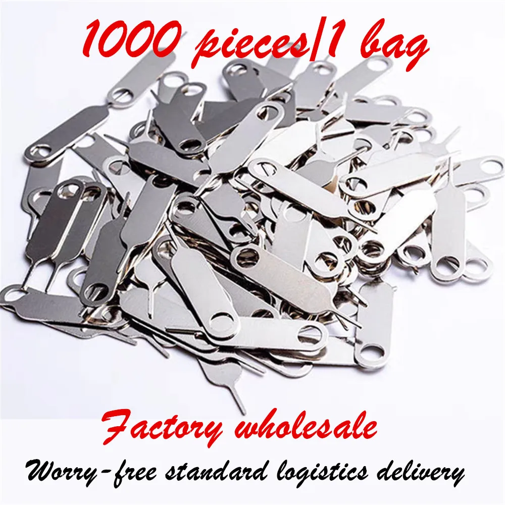 

1000pcs Slim Sim Card Tray Pin Eject Removal Tool Needle Opener Ejector For Most Smartphone Card Cutter Pin Opener Removal Tool