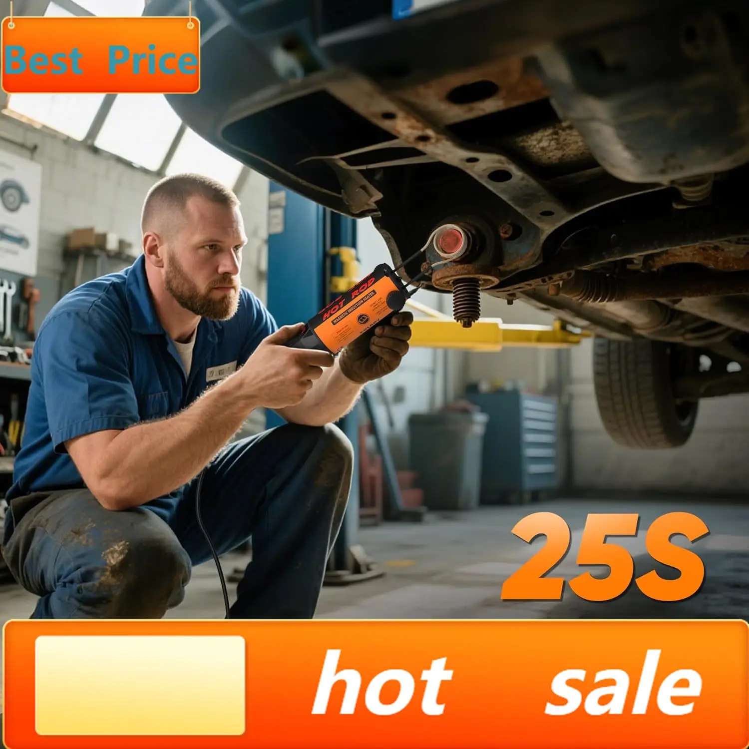 

hot-sellingSolary Induction Bolt Heater Tool - 1100W 110V Magnetic Induction Heater Bolt Removal, Nut Buster Tool with 8 Coil fo