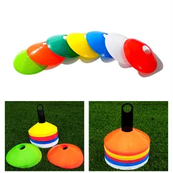 Juego de conos de disco de fútbol para entrenamiento de agilidad, conos de marcador, accesorios de conos espaciales, 10 piezas