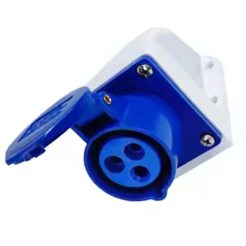 DT17 Industrial Socket 3PIN 16A Waterproof Electrical Connection Socket Aviation Socket IP44 Outdoor Wall Mounted