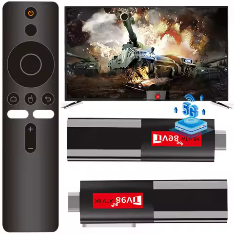 2.4G&amp;5G Dual WiFi BT5.0 Video Set Top TV Box Allwinner H618 Quad Core Android 14 TV Box HD 4K 2K Voice Remote