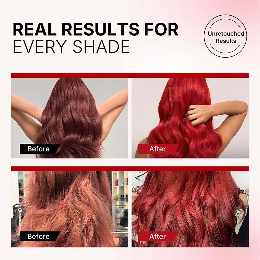 Karseell Color Depositing Red Hair Mask Color Boosting Conditioner, spendet Feuchtigkeit und verbessert rote Töne für farbbehandeltes Haar, 500 ml