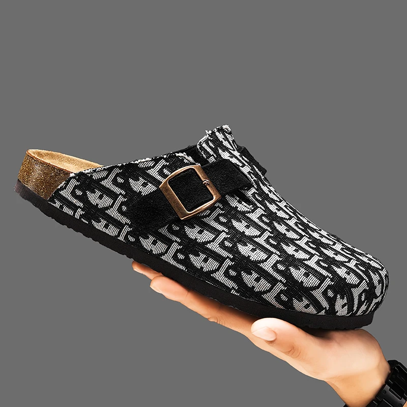 Breathable Flat Heel Design Sandals Comfortable Slip-On Slippers Spring 2026 Trendy Streetwear Mules Convenient Easy-To-Wear