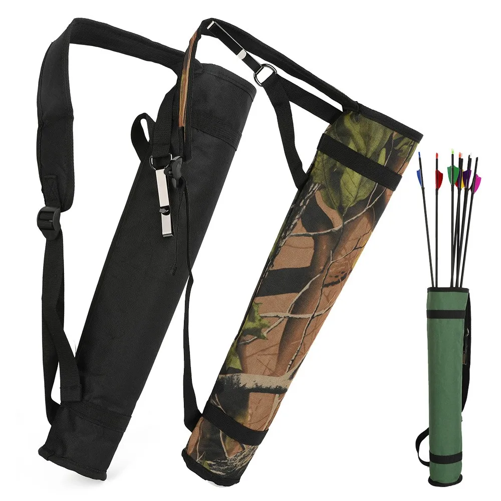 

Arrow Holder Bag Nylon Adjustable Quiver Bow Target Practicing Hunting Archery Outdoor Compound Recurve Bows Shooting Acc