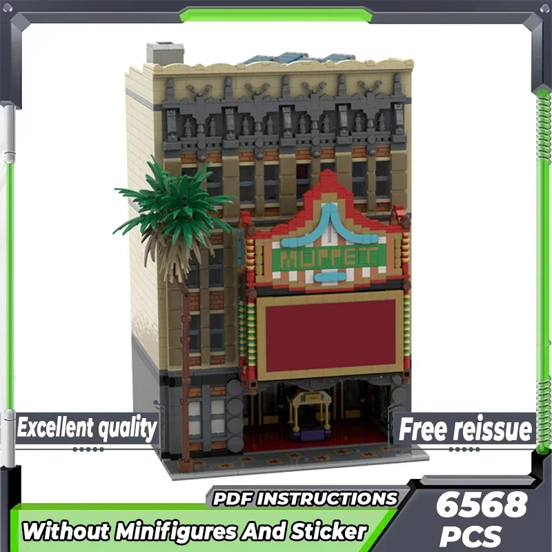 Famous Movie Street Scene Model Moc Building Bricks Muppet Theatre Technology Modular Blocks Gift Christmas Toy DIY Set Assembly