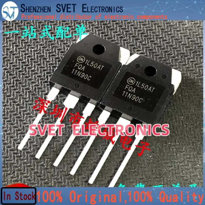 10PCS-50PCS  FQA11N90C  TO-3P  MOS 11A 900V   Original In Stock Fast shipping