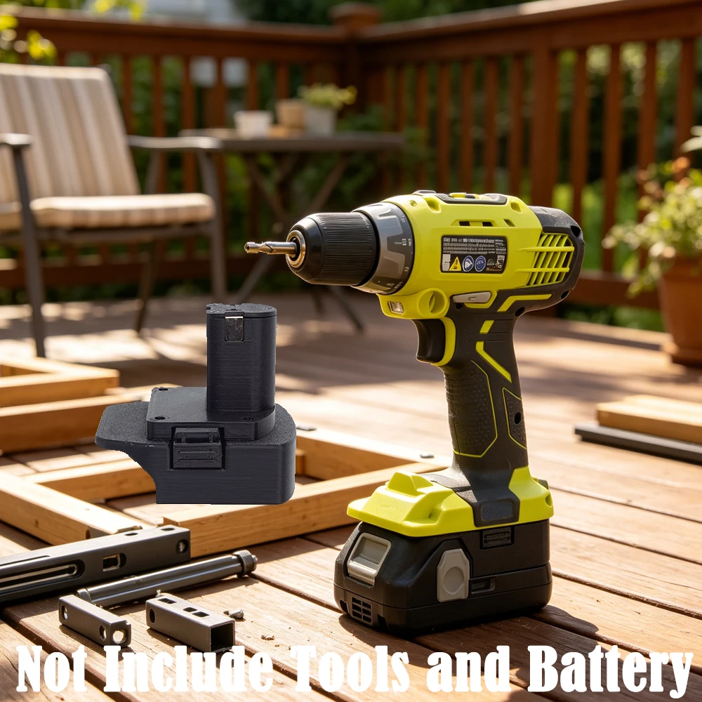 

Cordless Adapter For Hitachi (HiKOKI) 18V Lithium Battery to for Roybi ONE+18V Li-ion Power Tools Accessories (No Battery)