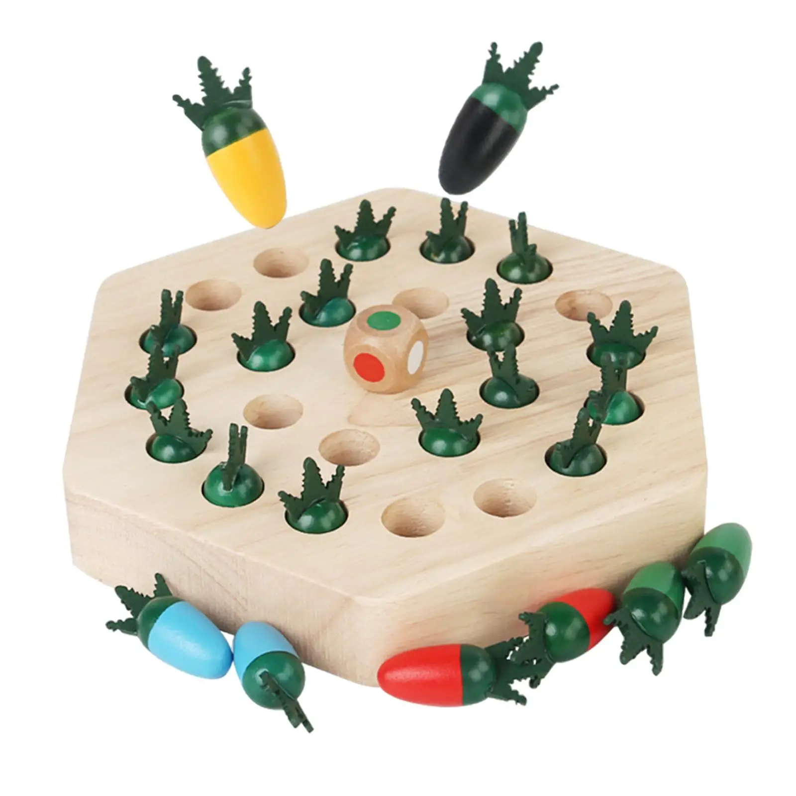 Wooden Memory Chess Game Cognitive Educational Toy for Adult Boys Girls Kids