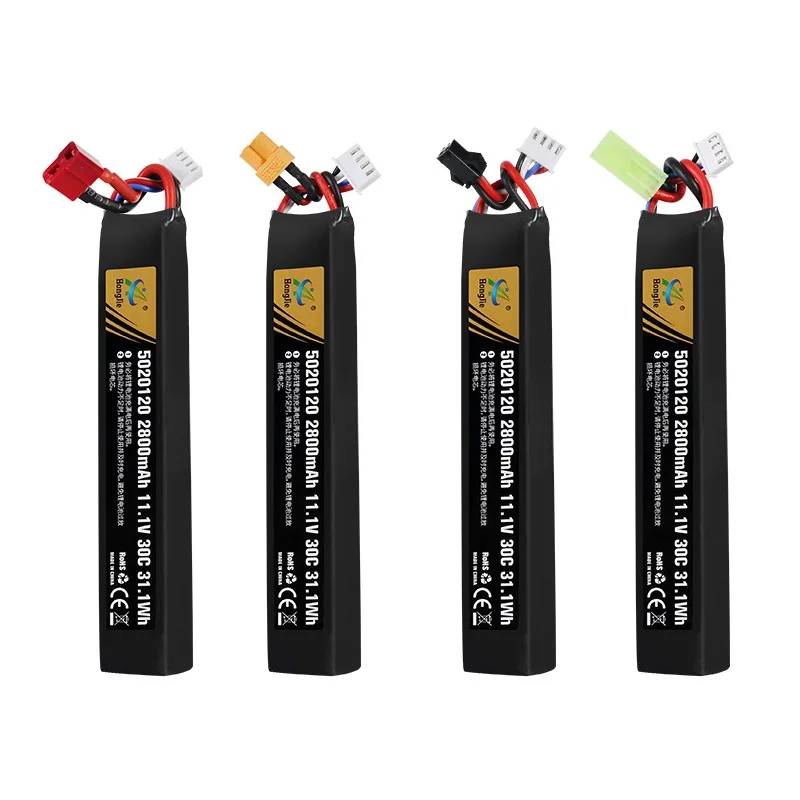 11.1V 3S 1200mAh 30C 5020120 RC pistolet na wodę Airsoft bateria LiPo do pistoletu pneumatycznego Airsoft BB pistolety zabawki elektryczne części