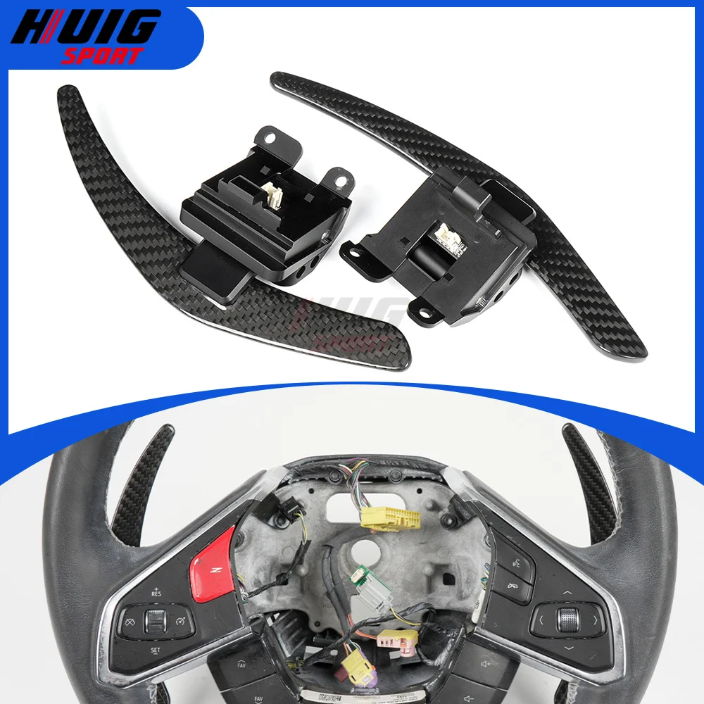 

Carbon Magnetic Shift Paddle Replacement For Corvette C8 Stingray Z06 Z51 Coupe 2020-25 Steering Wheel Paddle Shifter Cover Trim