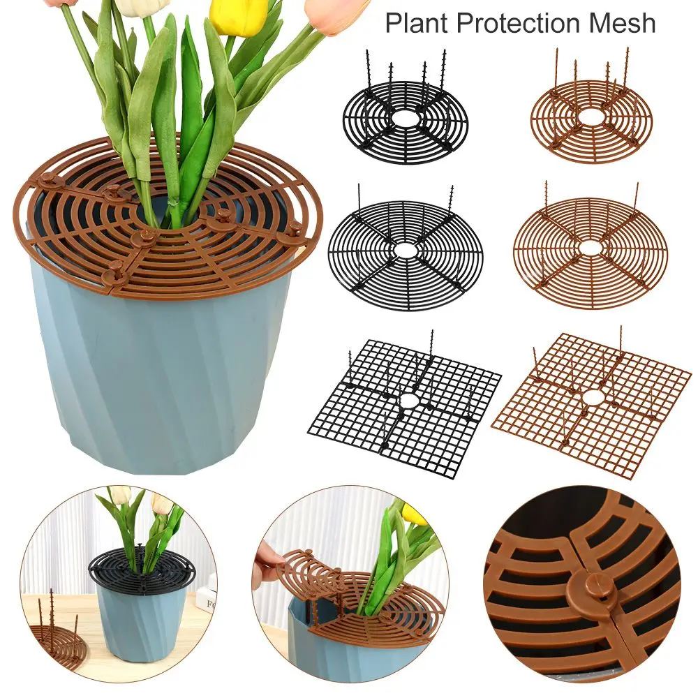 Cuttable Planter Multi-use Plants Protector Plant Protection Mesh Plant Root Protect Flower Pot Cover Soil Guard