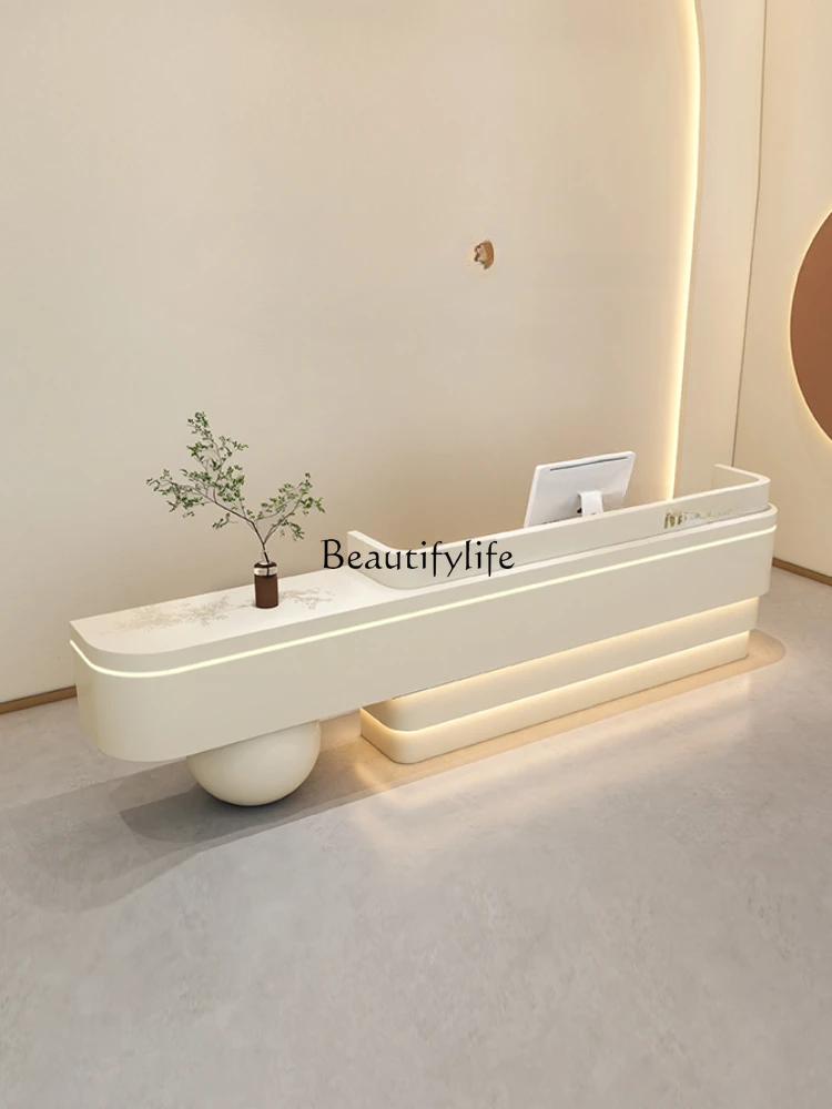 

FG*Beauty Salon Cashier Clothing Store Yoga Studio Bar Dance Training Class Reception Desk Company Reception Desk