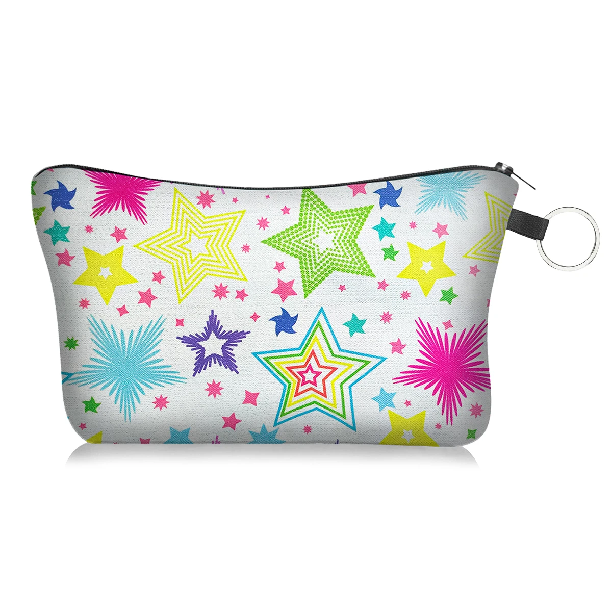 

White Pentagram Vintage Y2k Makeup Bag, Beautiful And Cute Makeup Travel Bag Accessories Organizer For Teen Students Women