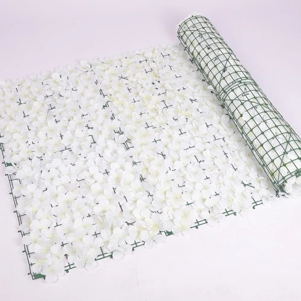 Plastic Artificial Flower Fence Screen Waterproof Removable Garden Hedge Panel UV Protection Weather Resistant