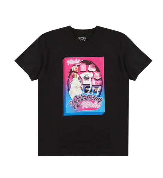 Rapper Nicki Minaj Tour Pink Friday 2024 T-Shirts Women\'s Hip Hop vintage Oversized short sleeve t-shirts Unisex popular Tops