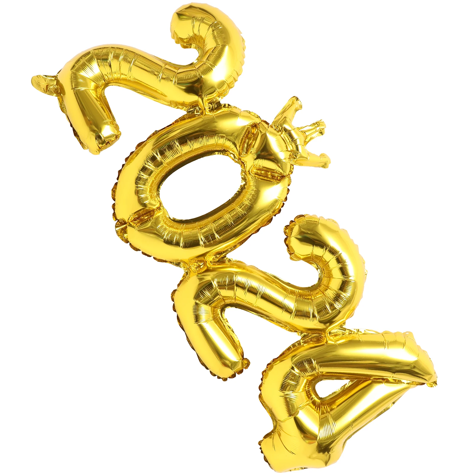 

1Set Aluminum Foil New Year Balloons 2024 Number Decorative Balloons Party Supplies Photo Prop Festival Decor New Year Decors