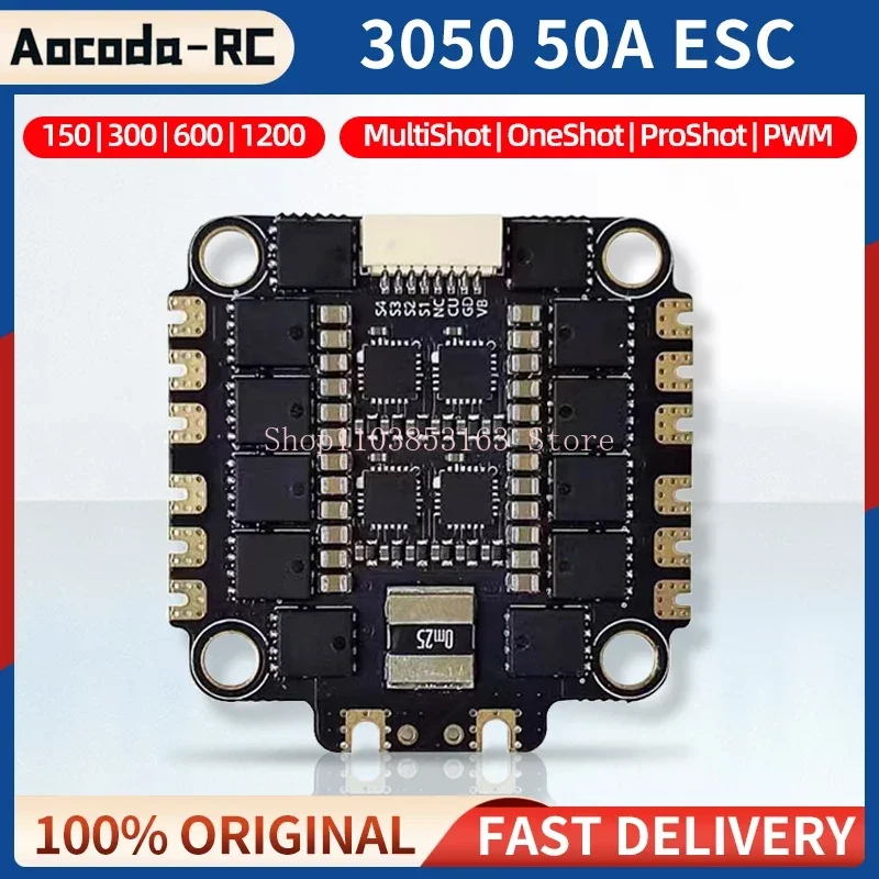 Aocoda-RC 3050 50A 4in1 ESC 3-6S Lipo 30.5x30.5mm 3050S For RC FPV Racing Freestyle Long Range Drone Quadcopter