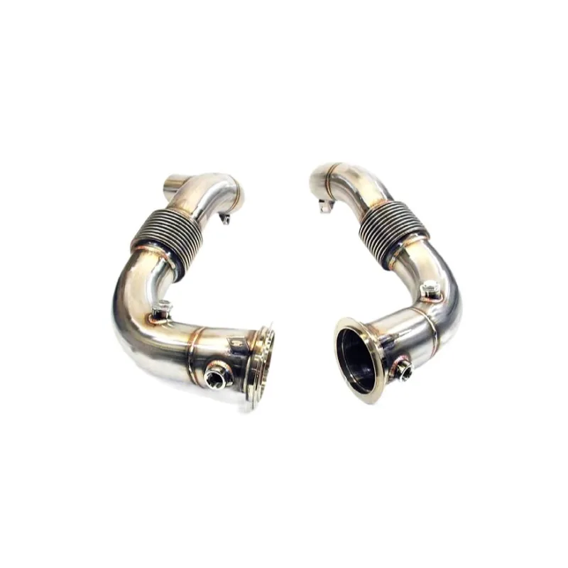 Racing Catless Downpipe For BMW X5M F85 X6M F86 15+