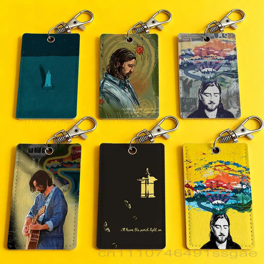 

Noah Kahan Stick Season Card Holder Men And Womenn Universal Antirust Keychain Learther Access Drop Key Tag Ring