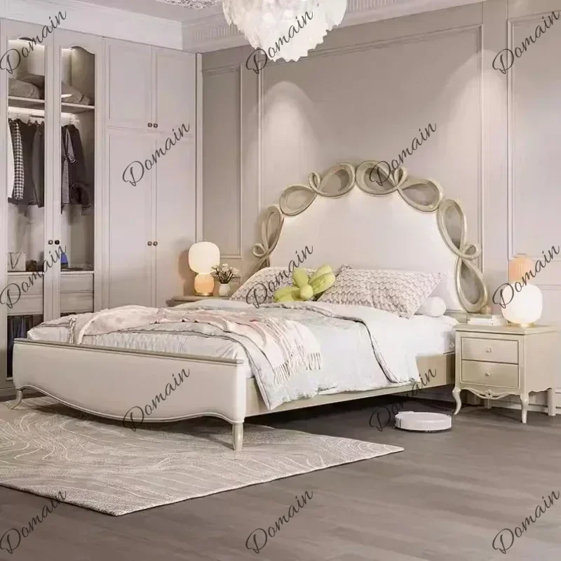 46 M 180x200cm Full Size Bed Full Marriage Bedrooms Dorm Room Essential King Size Bed Frames With Head Board Furniture For Home