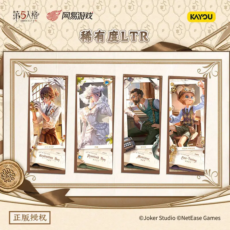 In Stock Card Game Identity V Retrospective Laser Ticket Part 1 Official Game Peripheral Ticket Stub Card Collection Gift