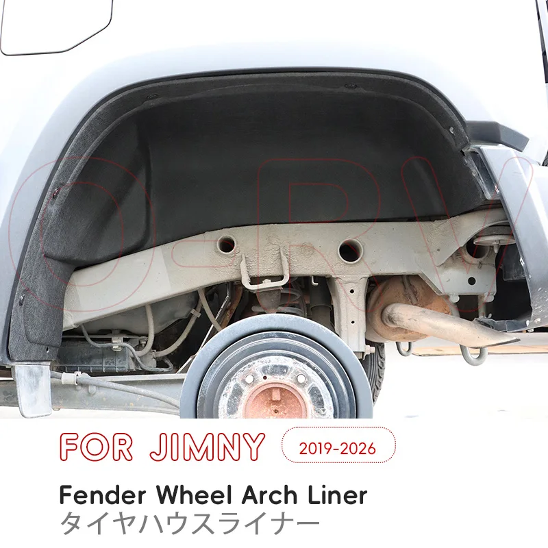 Heavy-Duty PET Fender Liner Mudguard Splash Shield for Suzuki Jimny JB74 JC74 2019-2026 Car Exterior Protectio Accessories