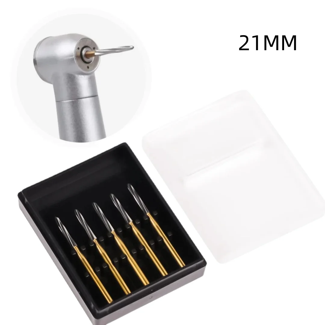 

5pcs/box Dental Endodontic Carbide Burs FG 1.6mm Tungsten Carbide Polishing Drills 21mm High Speed Handpiece Dentistry Tool