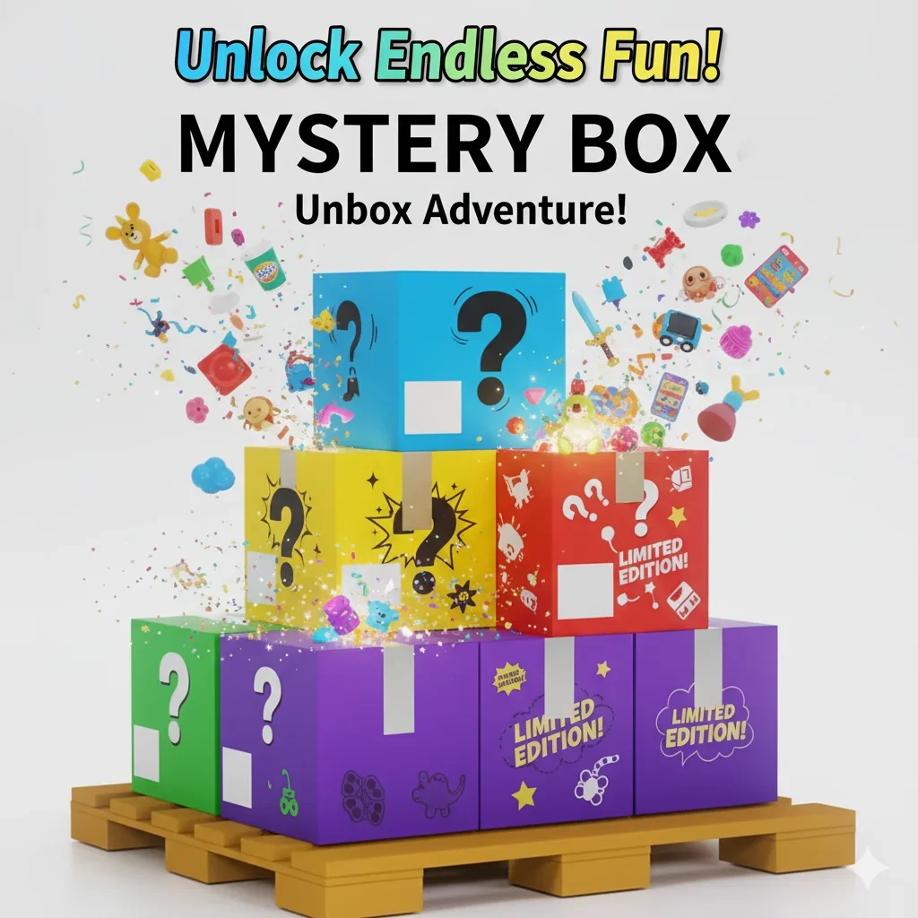 Send randomlyMystery Surprise Set 5Pcs Random Cute Toys Sensory Fidget Stress Relief Gifts