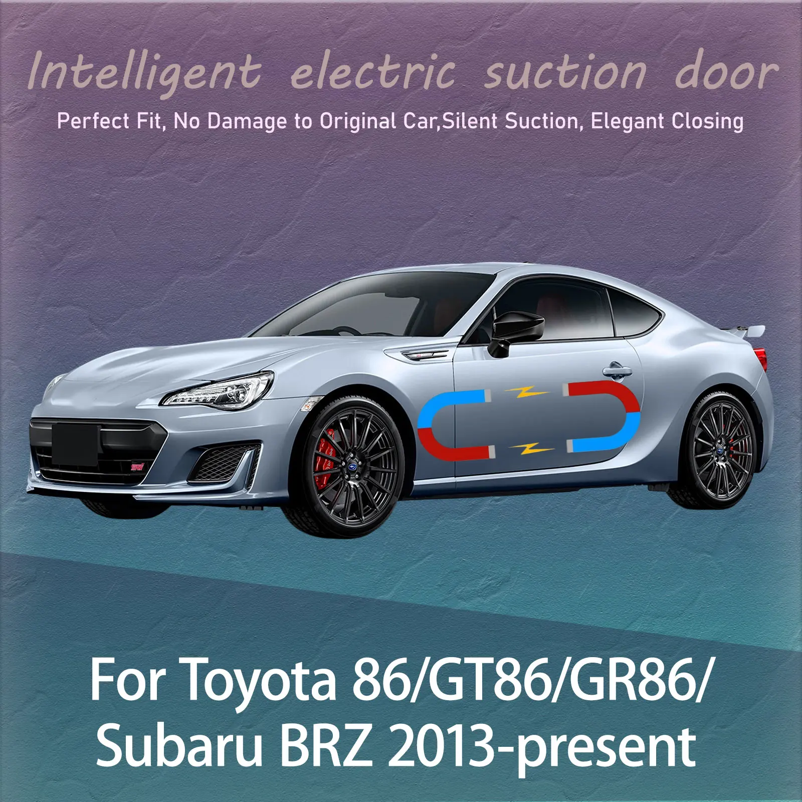 

Электрический комплект для плавного закрывания дверей Toyota 86/GT86/GR86/Subaru BRZ 2013+ с автоматической бесшумной системой поглощения ударов и тихим закрыванием