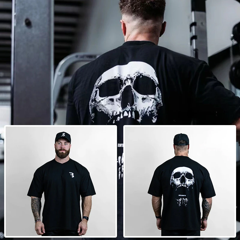 CBUM Chris American Loose Fitness Training Gym Casual T-Shirt Men's and Women's Luxury Brand Top 2026 New Art
