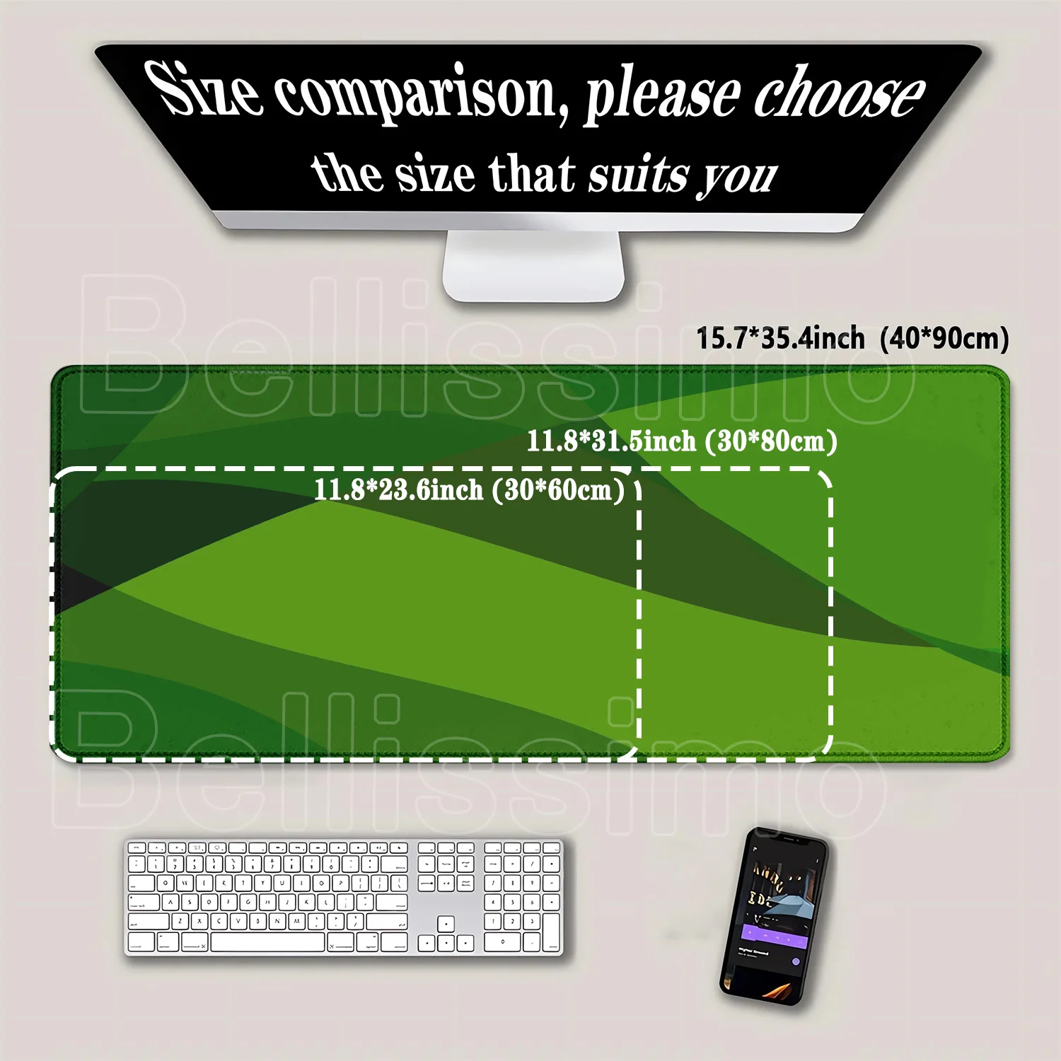 Green theme style Anime Mouse Pad Gamer Computer New HD Mousepad Non-Slip offices accessories Natural Rubber Computer Desk Mat