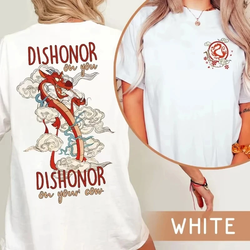 Women's Oriental Character Slogan Graphic Polyester Short Sleeve Round Neck Versatile Casual Sports Daily T‑Shirt Fashion