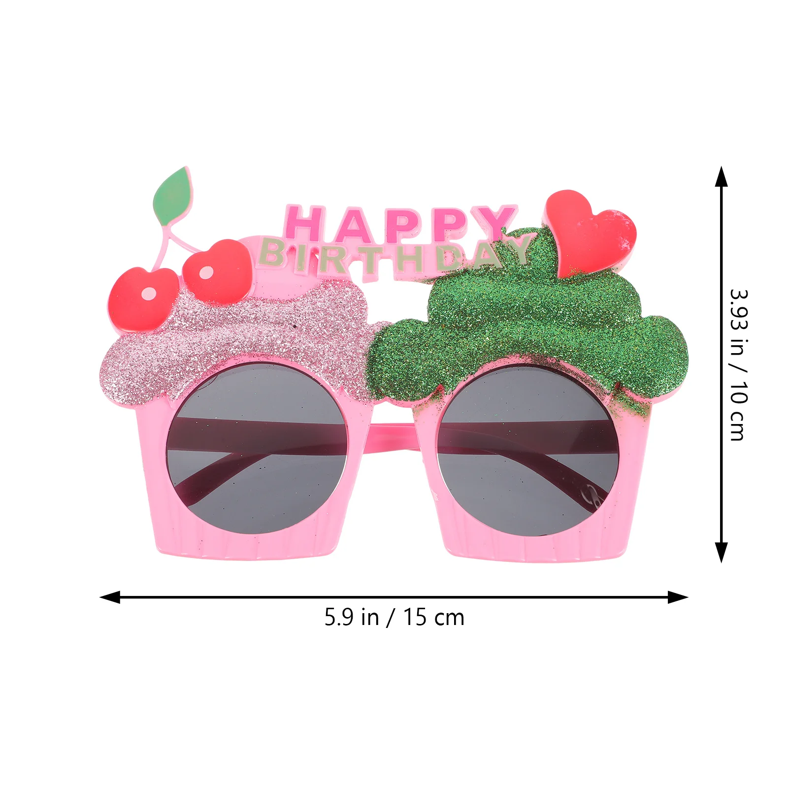 

6 шт., очки для дня рождения, забавные очки, реквизит для фотосессии, новинка, очки для украшения вечеринки, милый дизайн, оправы для дня рождения