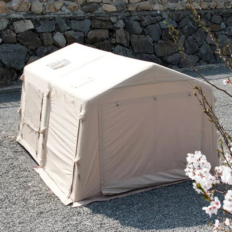 مصنع الساخن بيع كبير نفخ خيمة غرفتين للتخييم الأسرة في الهواء الطلق #4