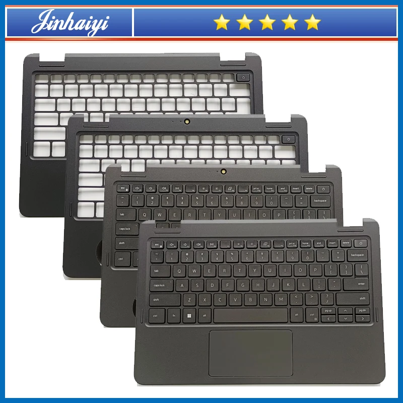 

For Dell Latitude 11 3120 laptop palm rest shell upper cover case keyboard 0R1976 0R4910