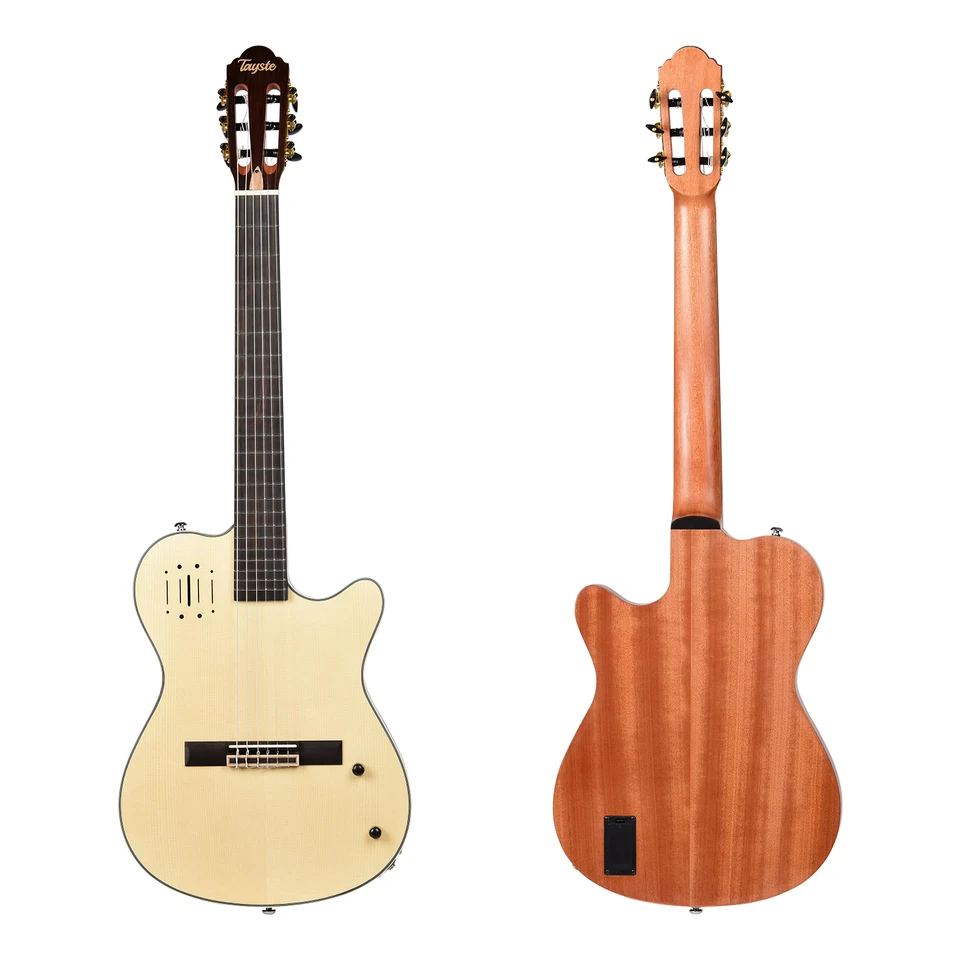 39-inch Nylon Silent Guitar with Spruce Top Rosewood Back/Side