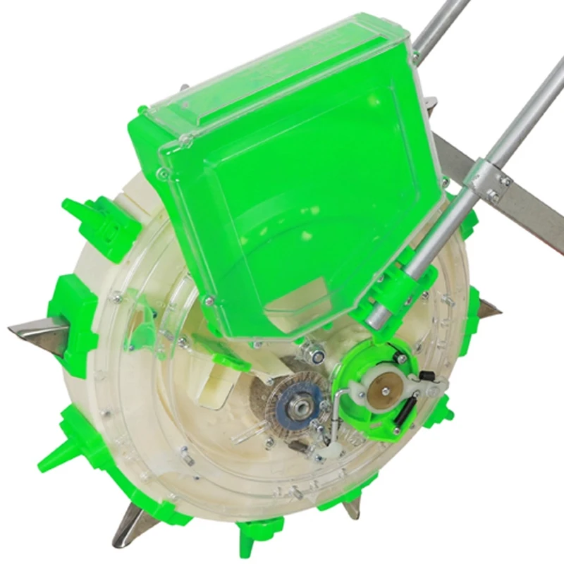 New Hand-Pushed Seeder for Corn, Peanuts, and Rhubarb Multi-Functional Precision Planting Machine 5-6CM Depth