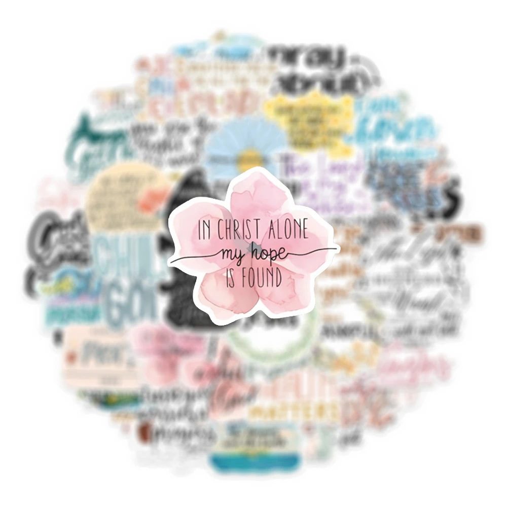 

10/30/50pcs Cartoon Spanish Inspirational Phrase Stickers Waterproof Graffiti DIY Scrapbooking Luggage Phone Decals Decoration