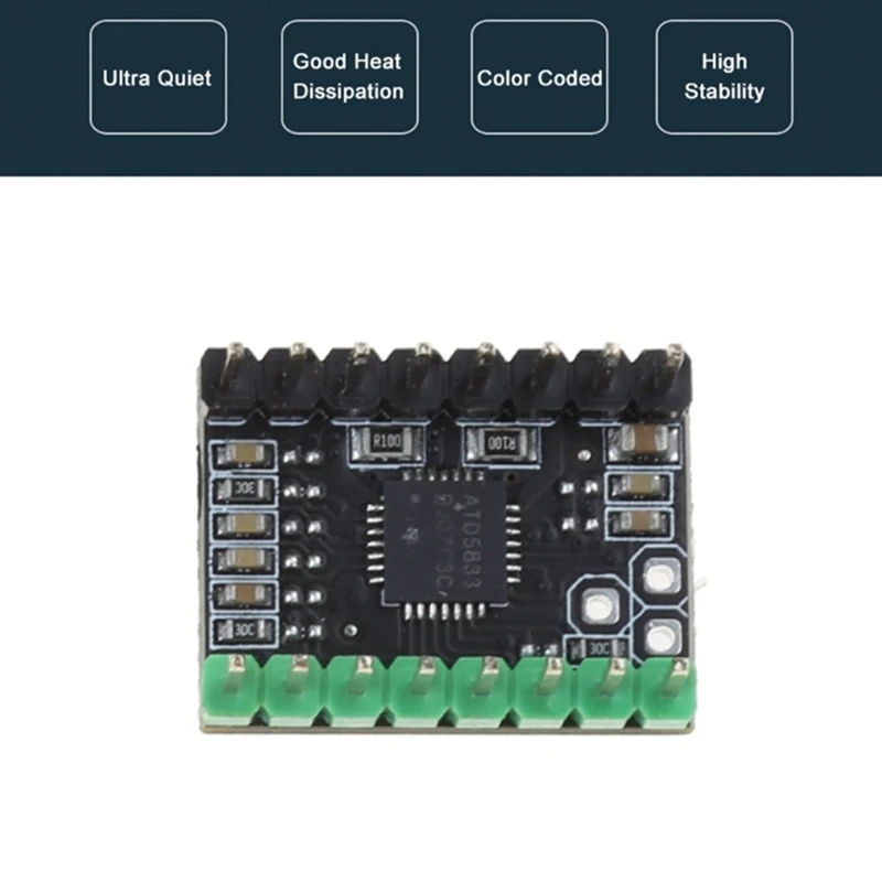 Stepper Driver with Heat Sink Motherboard Mute Direct Drive Extruder for Genius Pro/SW-X2/Hornet 3D Printers-A82Z