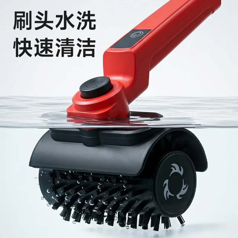 Wireless Electric Grill Cleaning Brush 180 Degree Adjustable Stainless Steel Roller Cleaner For Home Barbecue Grates