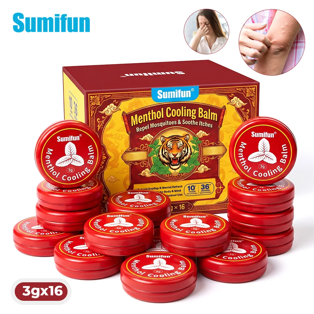 10/20Boxes Small Tin Box Refreshing Hard Skin Care Balm Body Health Care