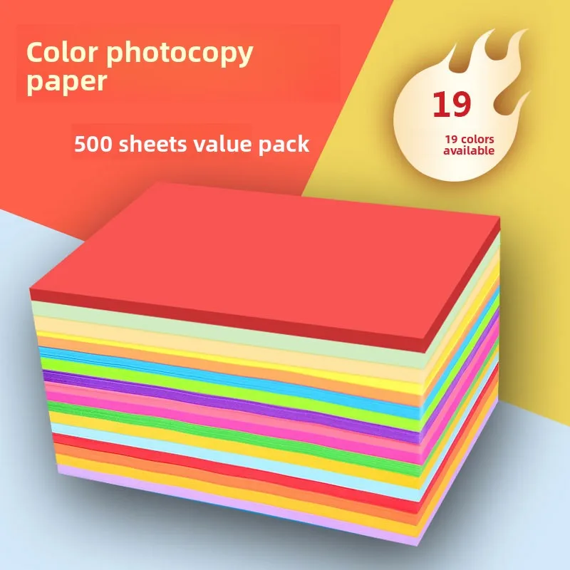  A4 Paper 70g 500 Sheets Pack Pink Creative Short Sleeve T-Shirt Women's Regular Fit Summer Season Fashion Ladies' Tops
