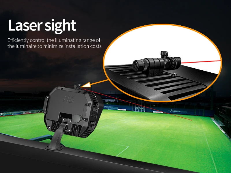 Luz Led de inundación Hishine para iluminación de estadio, iluminación de 30 a 55, 15/30/2020, 45/60 K-3000K, Meanwell, 7 años, Lumileds 6500 16, nuevo diseño, 7070