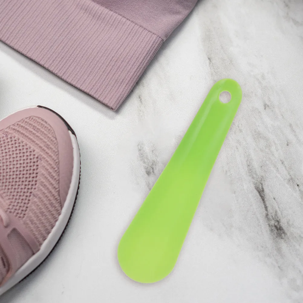 6Pcs Shoe Horns Plastic Shoe Lifters Aid for Seniors Pregnant Women Travel Boot Remover Shoehorn Shoes Wearing Helper Stick